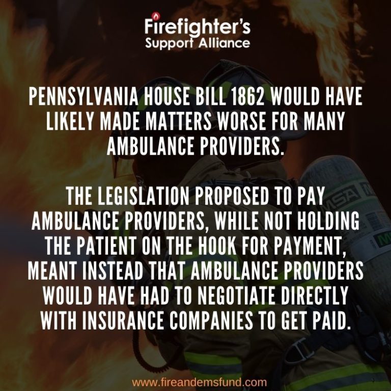 Pennsylvania Legislation Proposed in 2020 Threatened Small Ambulance